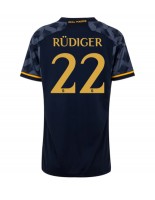 Real Madrid Antonio Rudiger #22 Vieraspaita Naisten 2023-24 Lyhythihainen